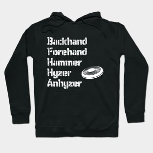 Backhand Disk Golf Throw Hoodie